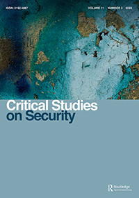 Cover image for Critical Studies on Security, Volume 11, Issue 3, 2023