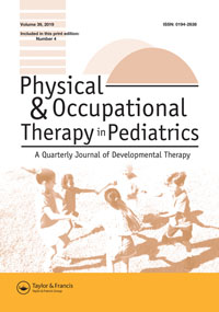 Cover image for Physical & Occupational Therapy In Pediatrics, Volume 39, Issue 4, 2019