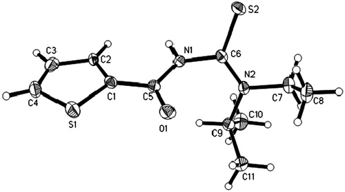 Figure 1. Molecular structure of ligand (L1).