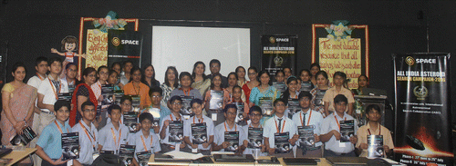 Figure 12. An example of a class who participated in the IASC All-India Asteroid Search Campaign in 2016. Source: Image Credit: Patrick Miller, IASC.