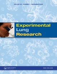 Cover image for Experimental Lung Research, Volume 49, Issue 1, 2023