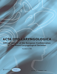 Cover image for Acta Oto-Laryngologica, Volume 142, Issue 5, 2022