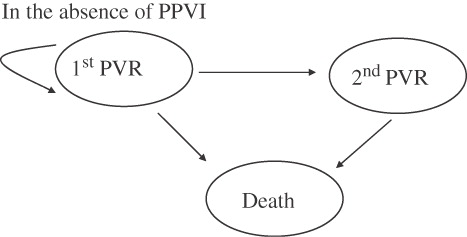 Figure 1.  Model assumptions for each cycle in the absence of PPVI.