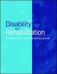 Cover image for Disability and Rehabilitation, Volume 37, Issue 5, 2015