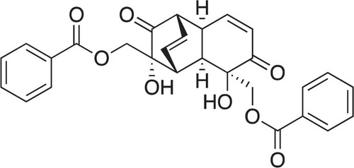 Figure 1 Chemical structure of (+)-grandifloracin.