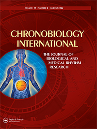 Cover image for Chronobiology International, Volume 39, Issue 8, 2022