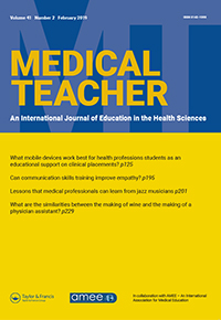 Cover image for Medical Teacher, Volume 41, Issue 2, 2019