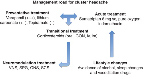 Figure 1. Comprehensive management of cluster headache.