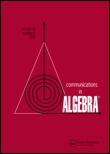 Cover image for Communications in Algebra, Volume 32, Issue 7, 2004