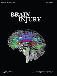 Cover image for Brain Injury, Volume 36, Issue 8, 2022