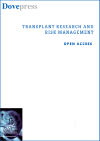 Cover image for Transplant Research and Risk Management, Volume 15, 2023