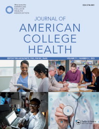 Cover image for Journal of American College Health, Volume 71, Issue 8, 2023