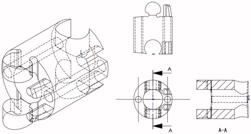 Figure 9. Design of the Model 1 ring unit.