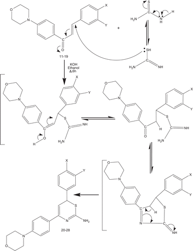 Scheme 3.  Proposed reaction mechanism for formation of target molecules.