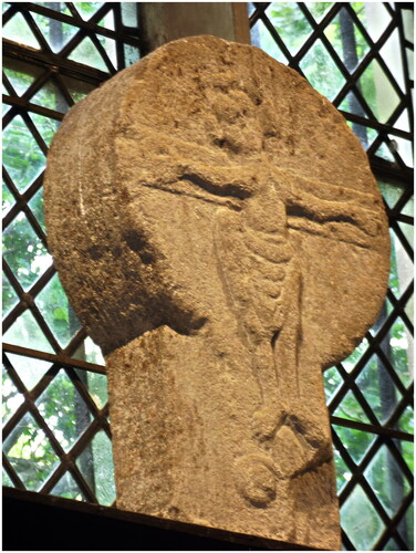 Fig. 15. Cross-head at Kedington, Suffolk. Here argued to be mid-12th century in dateCopyright Corpus of Anglo-Saxon Stone Sculpture