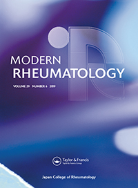 Cover image for Modern Rheumatology, Volume 29, Issue 6, 2019