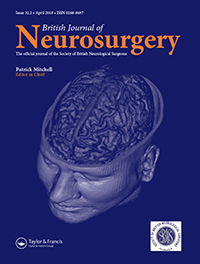 Cover image for British Journal of Neurosurgery, Volume 32, Issue 2, 2018