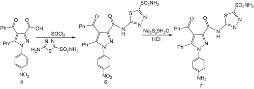 Scheme 1.  Synthesis of title compound.