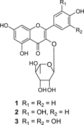 Figure 1 Flavonol Glycosides 1–3