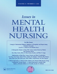 Cover image for Issues in Mental Health Nursing