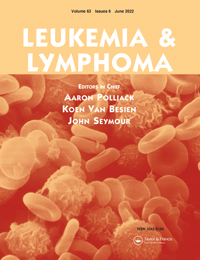 Cover image for Leukemia & Lymphoma, Volume 63, Issue 6, 2022