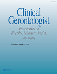 Cover image for Clinical Gerontologist, Volume 41, Issue 1, 2018