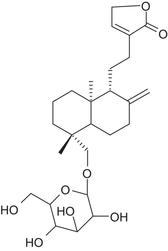 Figure 4.  Structure of neoandrographolide.