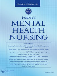 Cover image for Issues in Mental Health Nursing, Volume 40, Issue 8, 2019