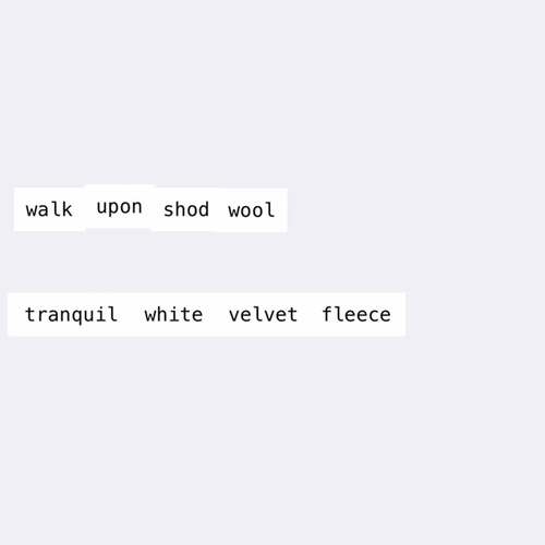 Figure 1. Example poetry output from MakeWrite.