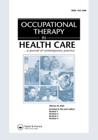Cover image for Occupational Therapy In Health Care