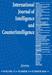 Cover image for International Journal of Intelligence and CounterIntelligence