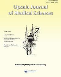 Cover image for Upsala Journal of Medical Sciences, Volume 125, Issue 4, 2020