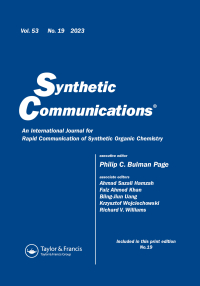 Cover image for Synthetic Communications, Volume 41, Issue 4, 2011