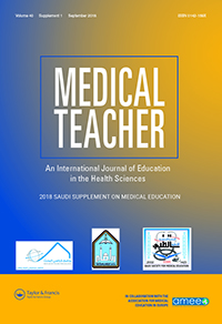 Cover image for Medical Teacher, Volume 40, Issue sup1, 2018