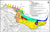 Figure 3 Study Area and Key Development Sites of the Urban Design Study for the New Central Harbourfront (Central Reclamation Phase III). Source: Adapted from Planning Department, Citation2007.