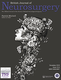 Cover image for British Journal of Neurosurgery, Volume 33, Issue 6, 2019