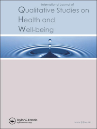 Cover image for International Journal of Qualitative Studies on Health and Well-being, Volume 14, Issue 1, 2019