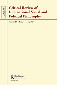 Cover image for Critical Review of International Social and Political Philosophy, Volume 27, Issue 4, 2024