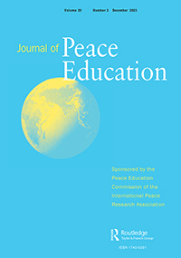 Cover image for Journal of Peace Education, Volume 20, Issue 3, 2023