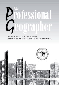 Cover image for The Professional Geographer, Volume 76, Issue 1, 2024