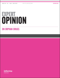 Cover image for Expert Opinion on Orphan Drugs