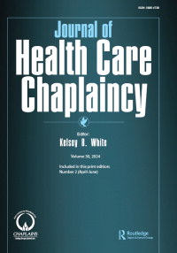 Cover image for Journal of Health Care Chaplaincy, Volume 30, Issue 2, 2024