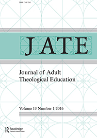 Cover image for Journal of Adult Theological Education, Volume 13, Issue 1, 2016