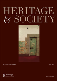 Cover image for Heritage & Society, Volume 16, Issue 2, 2023