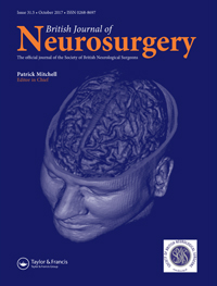 Cover image for British Journal of Neurosurgery, Volume 31, Issue 5, 2017