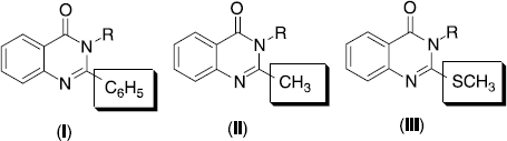 Figure 1.  Lead molecule of quinazolines.