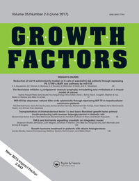 Cover image for Growth Factors, Volume 35, Issue 2-3, 2017