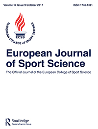 Cover image for European Journal of Sport Science, Volume 17, Issue 9, 2017