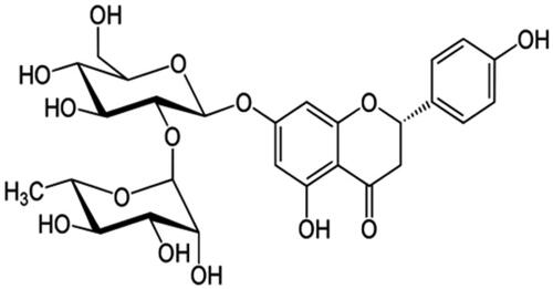 Figure 1. Chemical structure of Naringin.