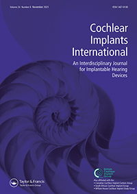 Cover image for Cochlear Implants International, Volume 24, Issue 6, 2023